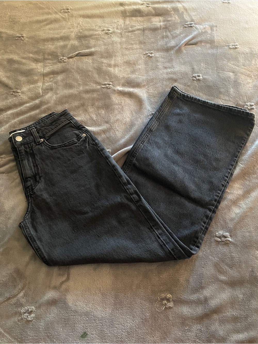 H&M Black Straight-Leg Women’s Jeans